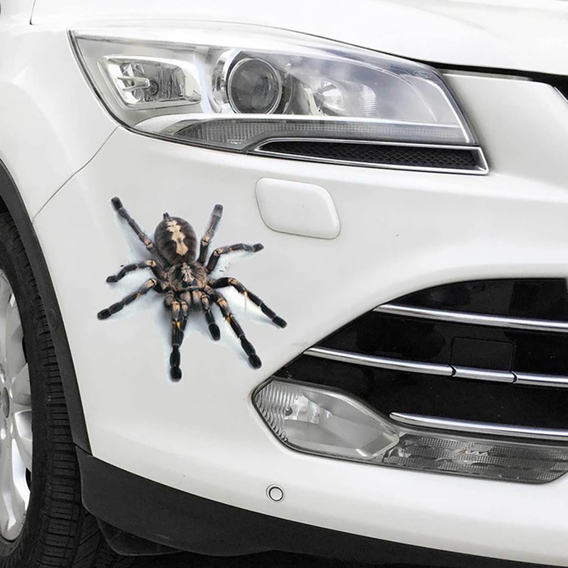 Araign-e-voiture-autocollants-et-d-calcomanie-animaux-vif-Scorpion-l-zard-autocollants-dr-les-sur