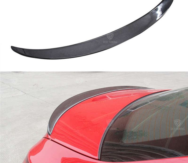 Pour-Mercedes-CLA-Spoiler-CLA45-W117-C117-Arri-re-En-Fiber-De-Carbone-Ailes-Spoiler-cla