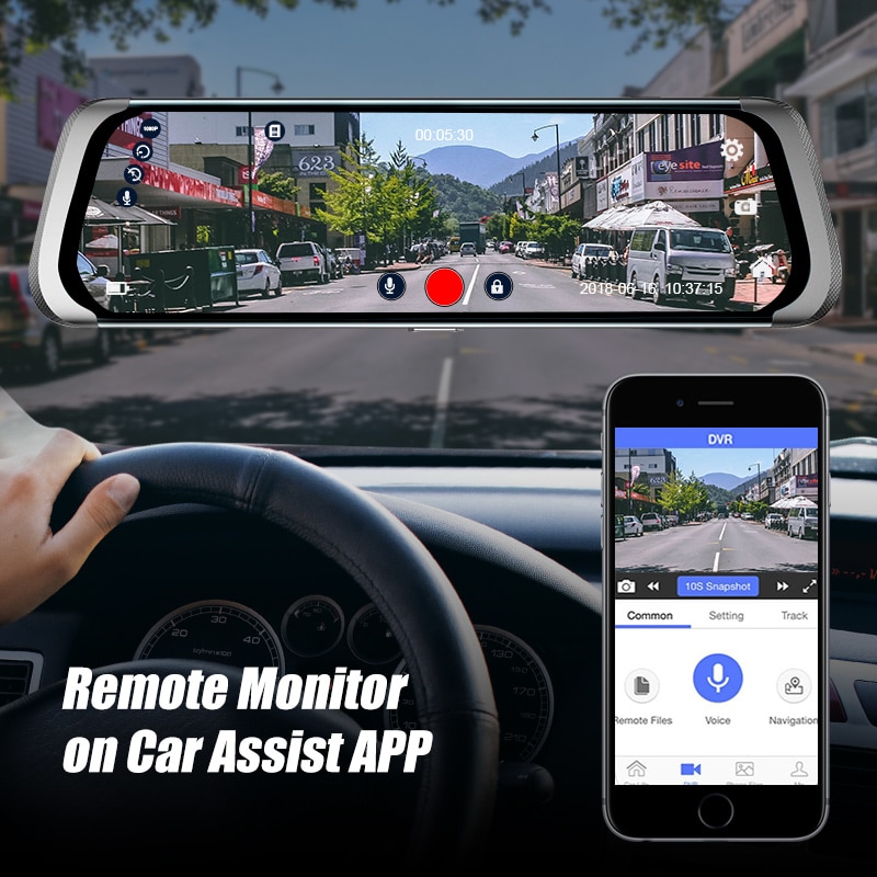 Junsun-4G-Android-Car-DVR-10-Stream-RearView-Mirror-FHD-1080P-ADAS-Dash-Cam-Camera