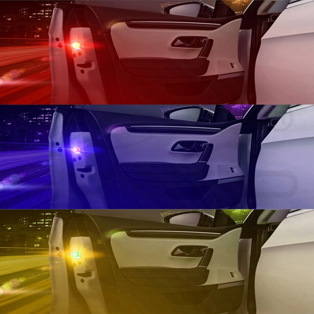 LED-de-voiture-ouverture-porte-avertissement-de-s-curit-feux-Anti-collision-lumi-re-Flash-Kit