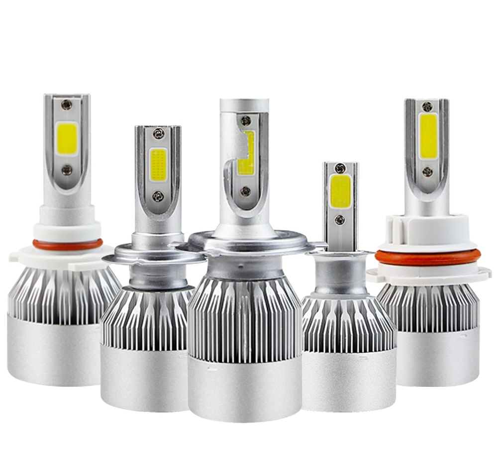 72W 7600lm COB C6 Phare LED Ampoules LED De Voiture H1 H3 H4 H7 H8