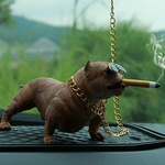 Bully-Pitbull-simul-voiture-chien-poup-es-ornements-pendentif-Automobiles-d-coration-int-rieure-ornements-jouets