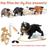 Bully-Pitbull-simul-voiture-chien-poup-es-ornements-pendentif-Automobiles-d-coration-int-rieure-ornements-jouets