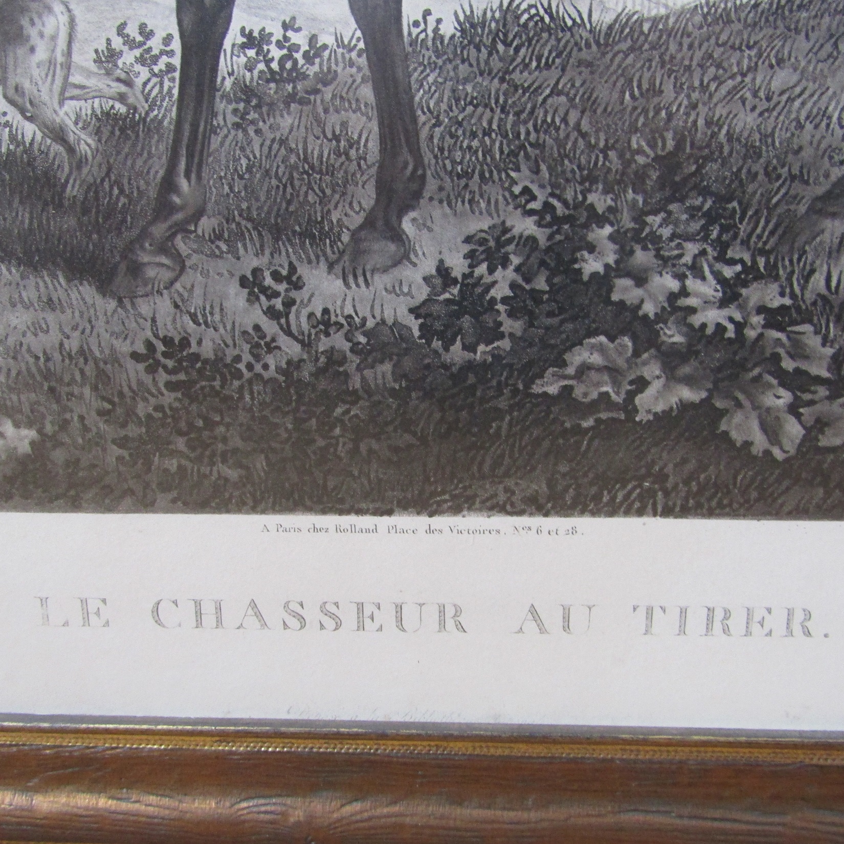 Carle Vernet 1758 1836 . Gravure le chasseur au tirer XIXe