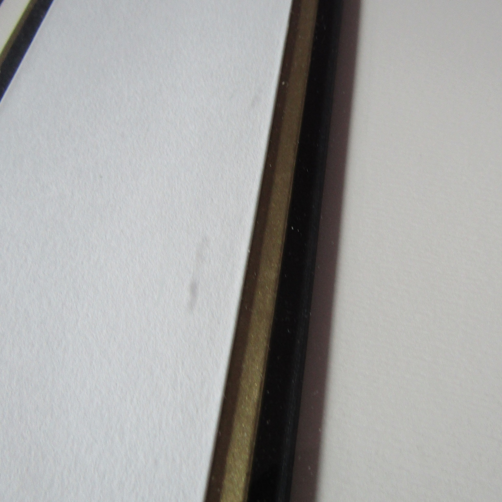 Chantal WOLKOFF. Composition sur papier représentant deux personnages ailés, XXe