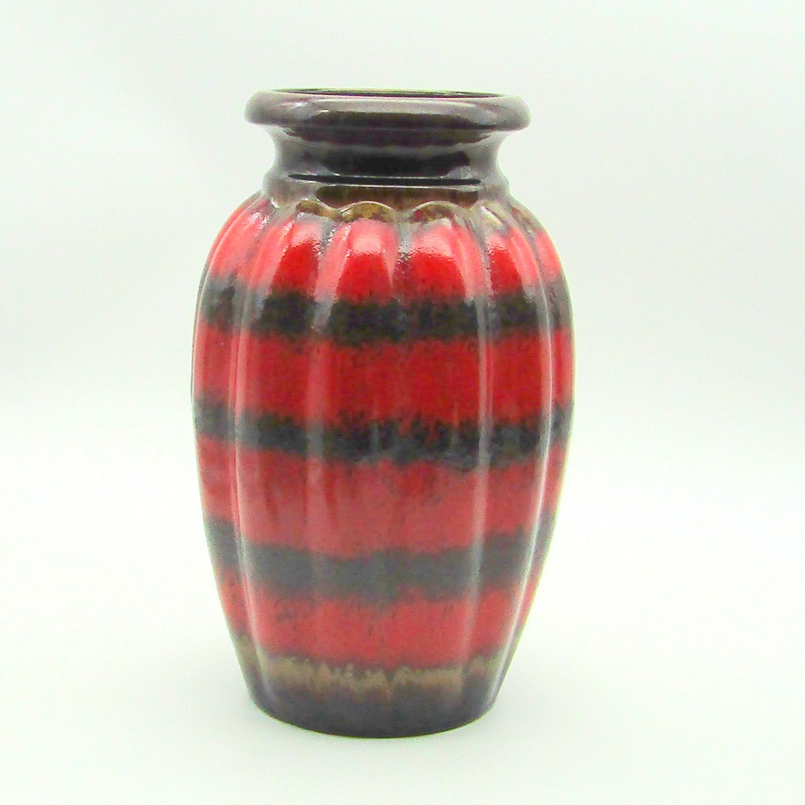 Allemagne. Germany. Scheurich keramik Vase en faïence céramique design 292-34