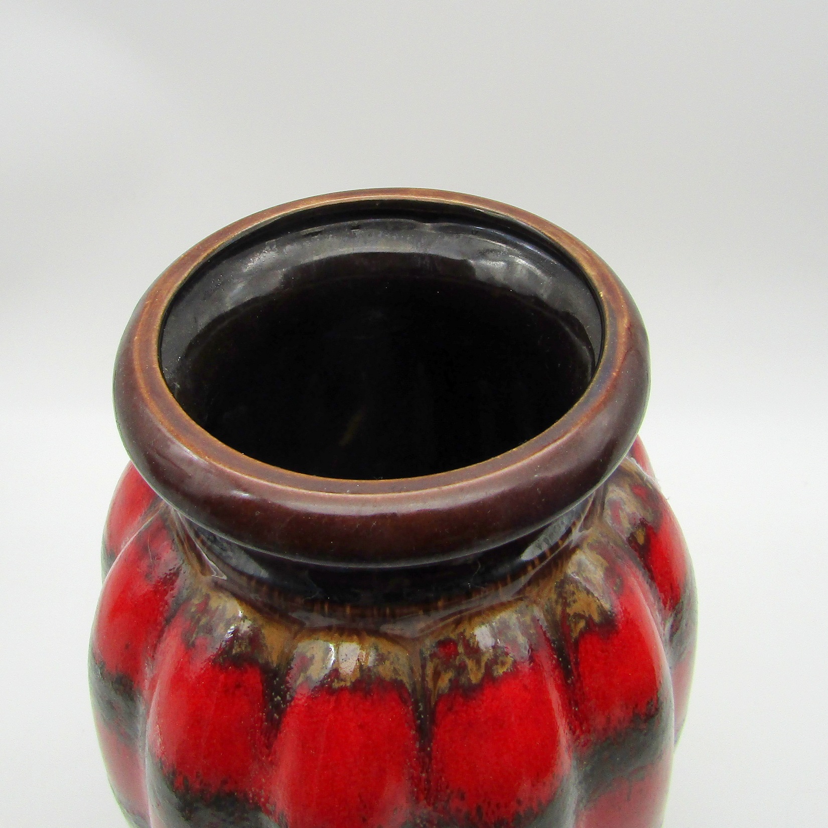 Allemagne. Germany. Scheurich keramik Vase en faïence céramique design 292-34