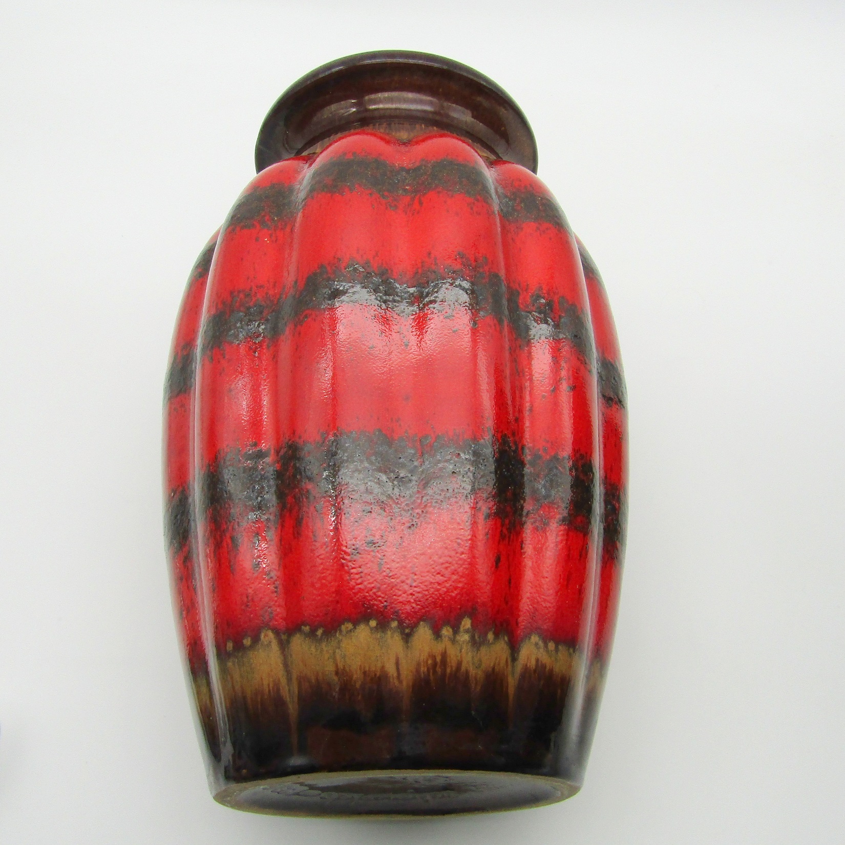 Allemagne. Germany. Scheurich keramik Vase en faïence céramique design 292-34