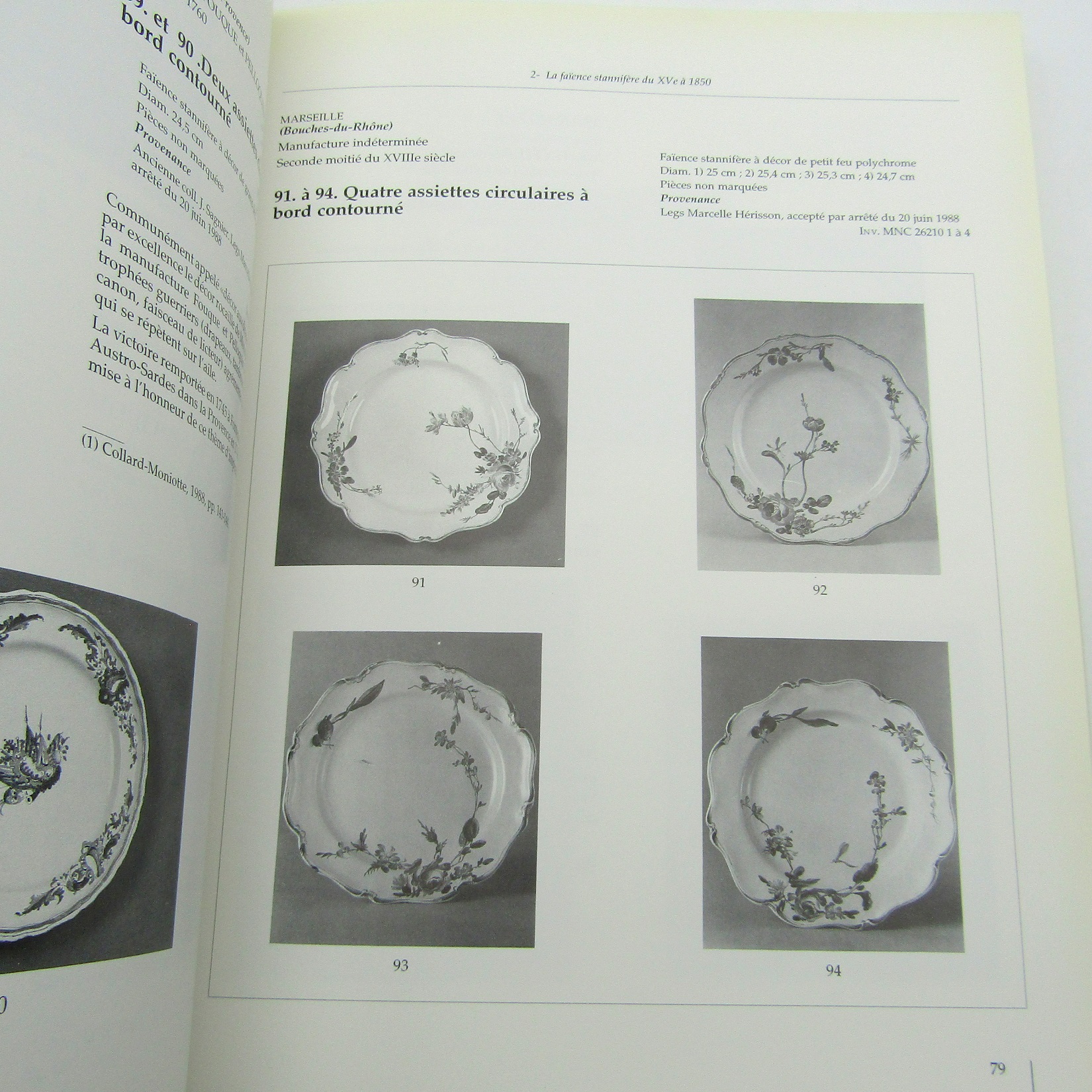 Livre. Sèvres Musée national de Céramique. Nouvelles acquisitions (1979-1989)
