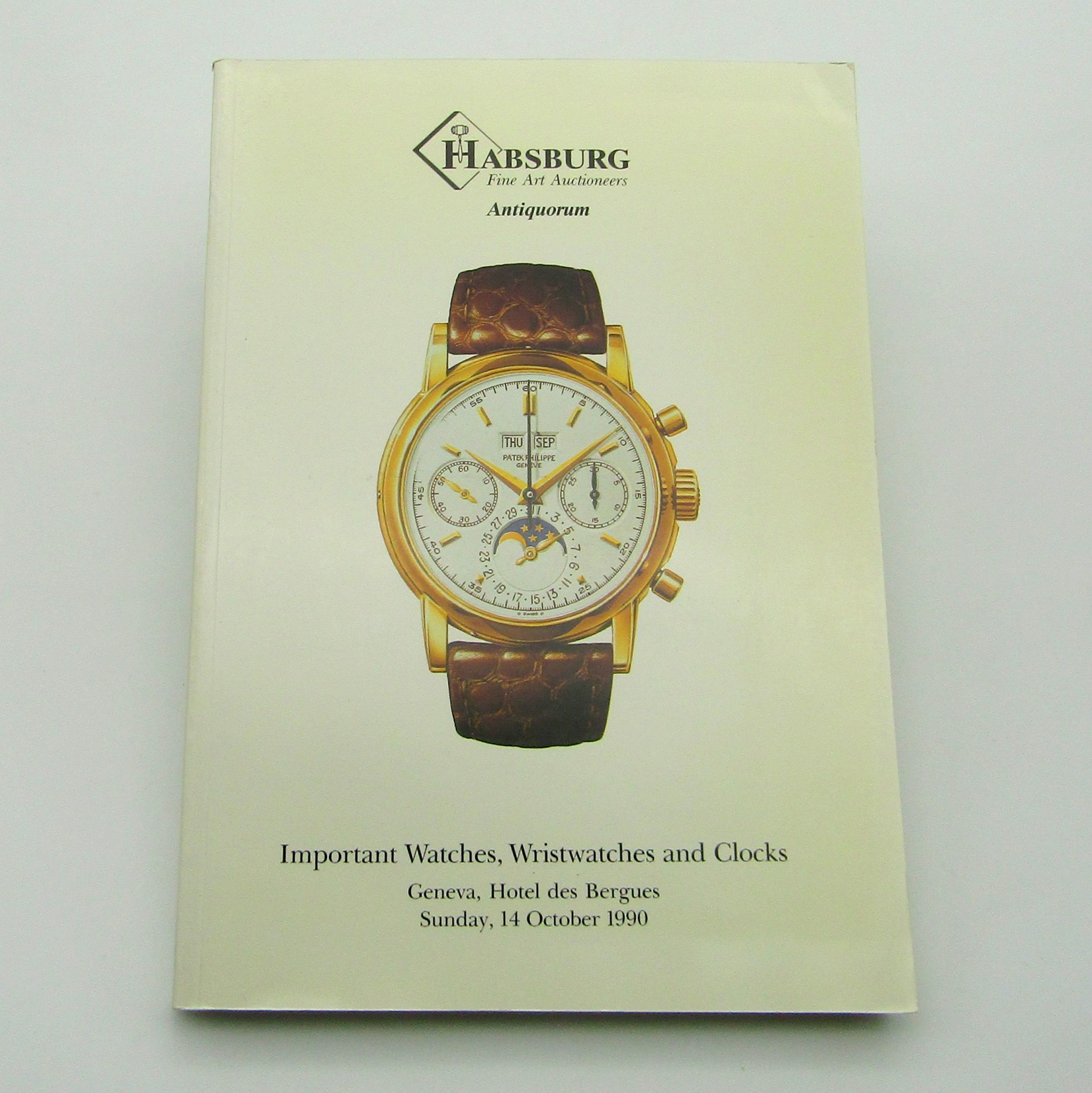 Catalogue de vente. Hasburg. Watches, Wristwatches and Cloks 14 October 1990