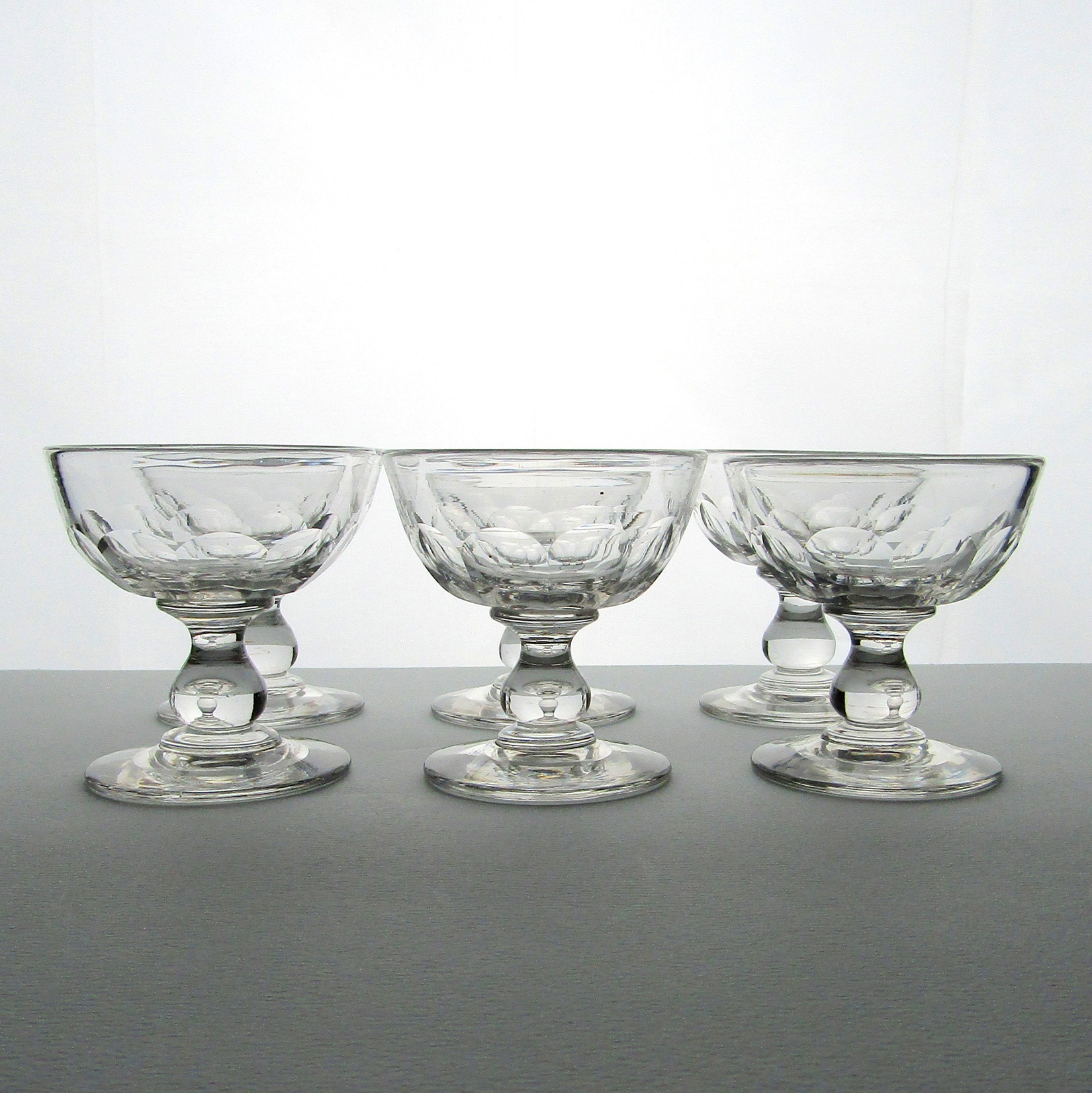 Verres à porto anciens - 10 anciens verres à porto modèle Gondole ? cristal de B