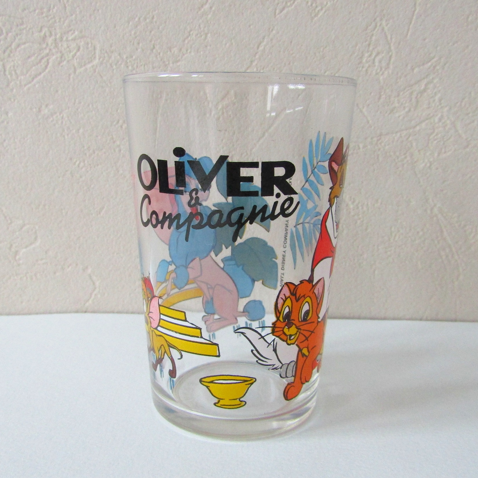 Verre à moutarde Ducros. Oliver et Compagnie. Walt Disney 1988