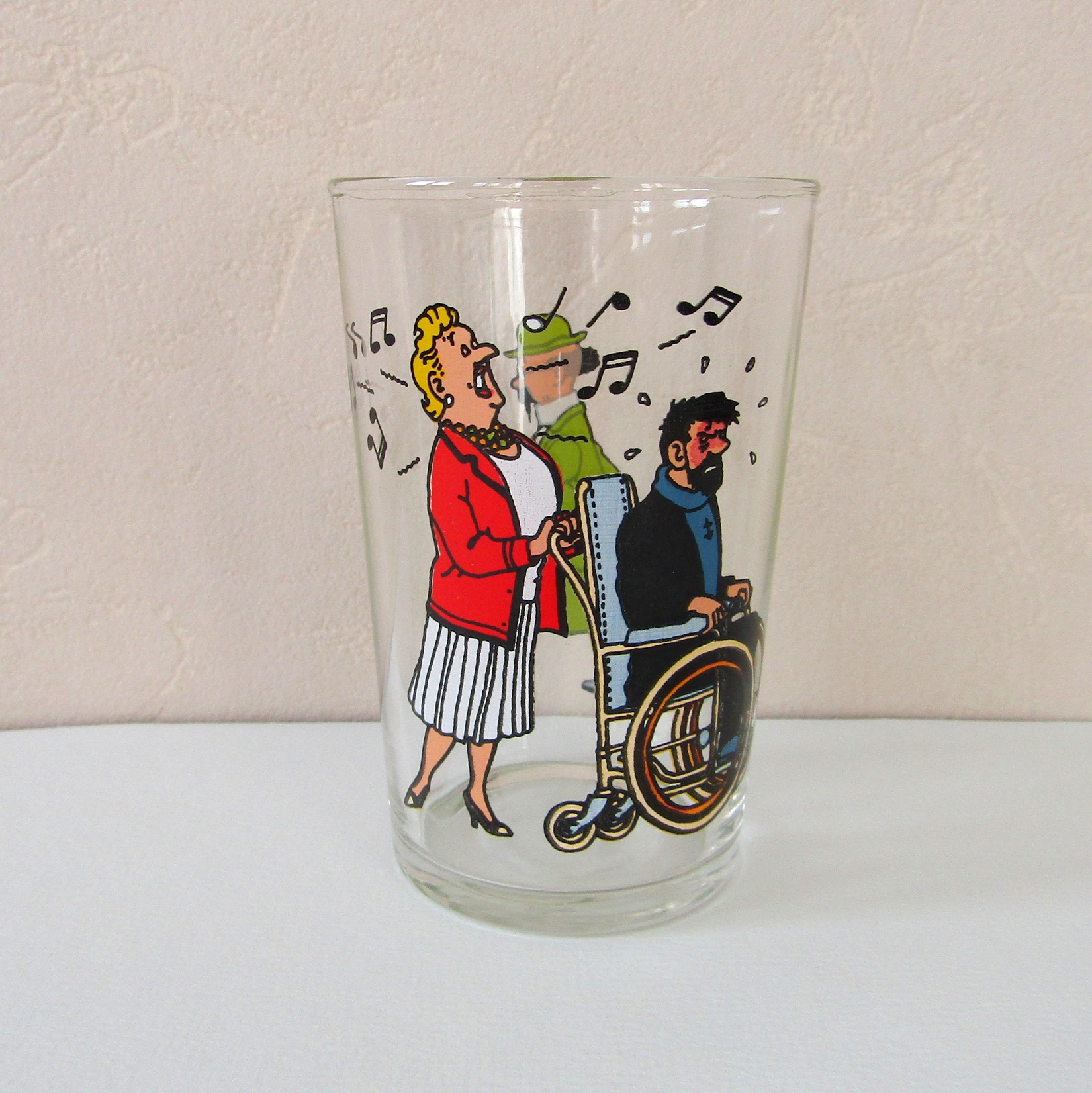 Verre à moutarde. Tintin d\'après Hergé. Lombard 1983