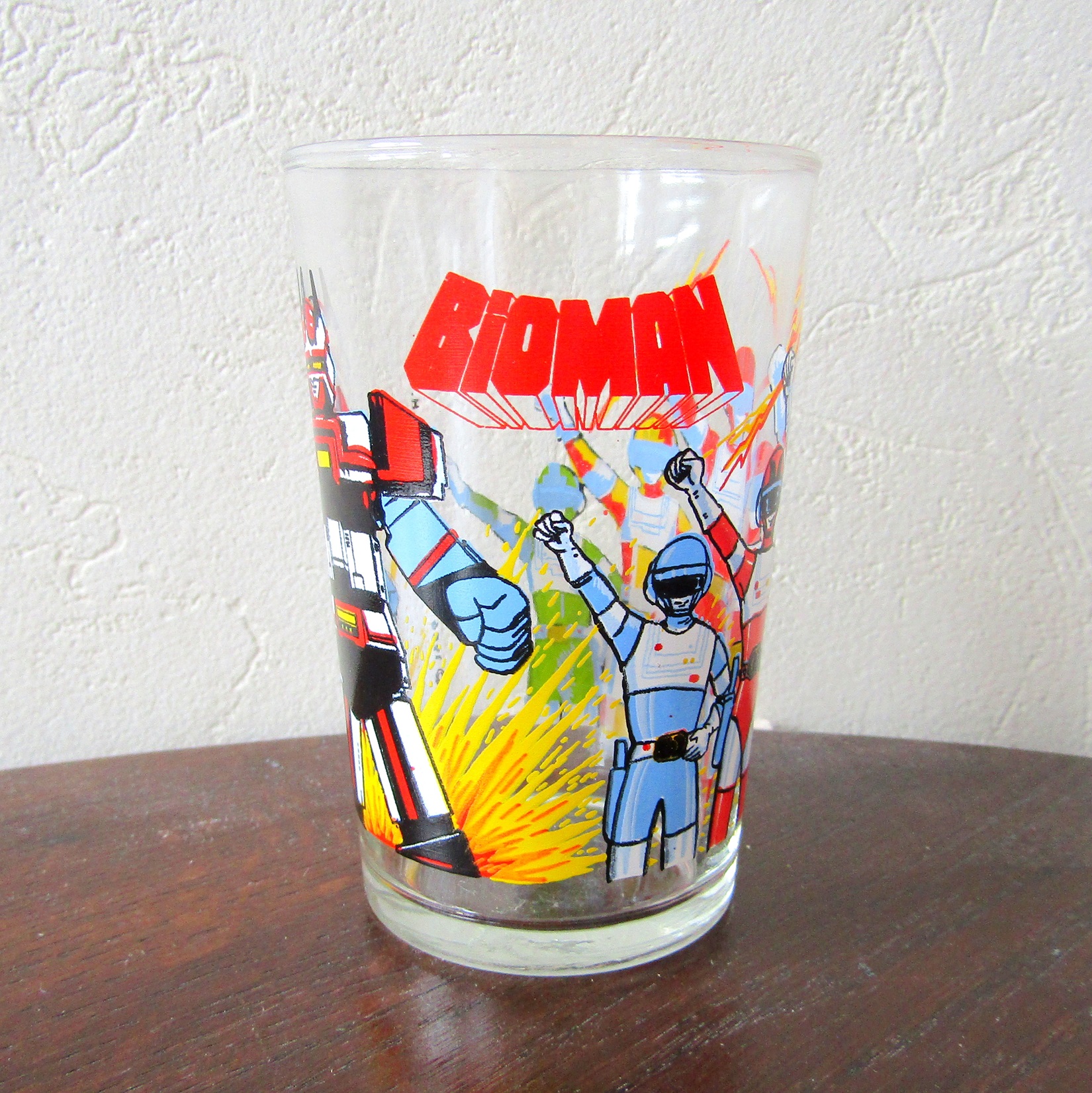 Verre à moutarde. Bioman. Toei Company 1986 (2)