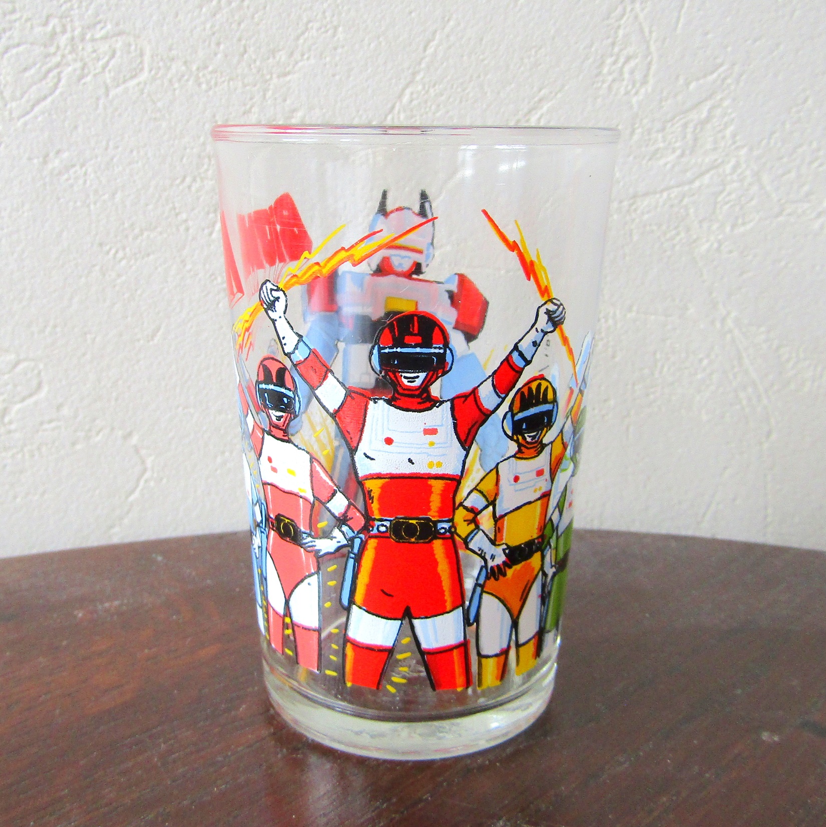 Verre à moutarde. Bioman. Toei Company 1986 (2)
