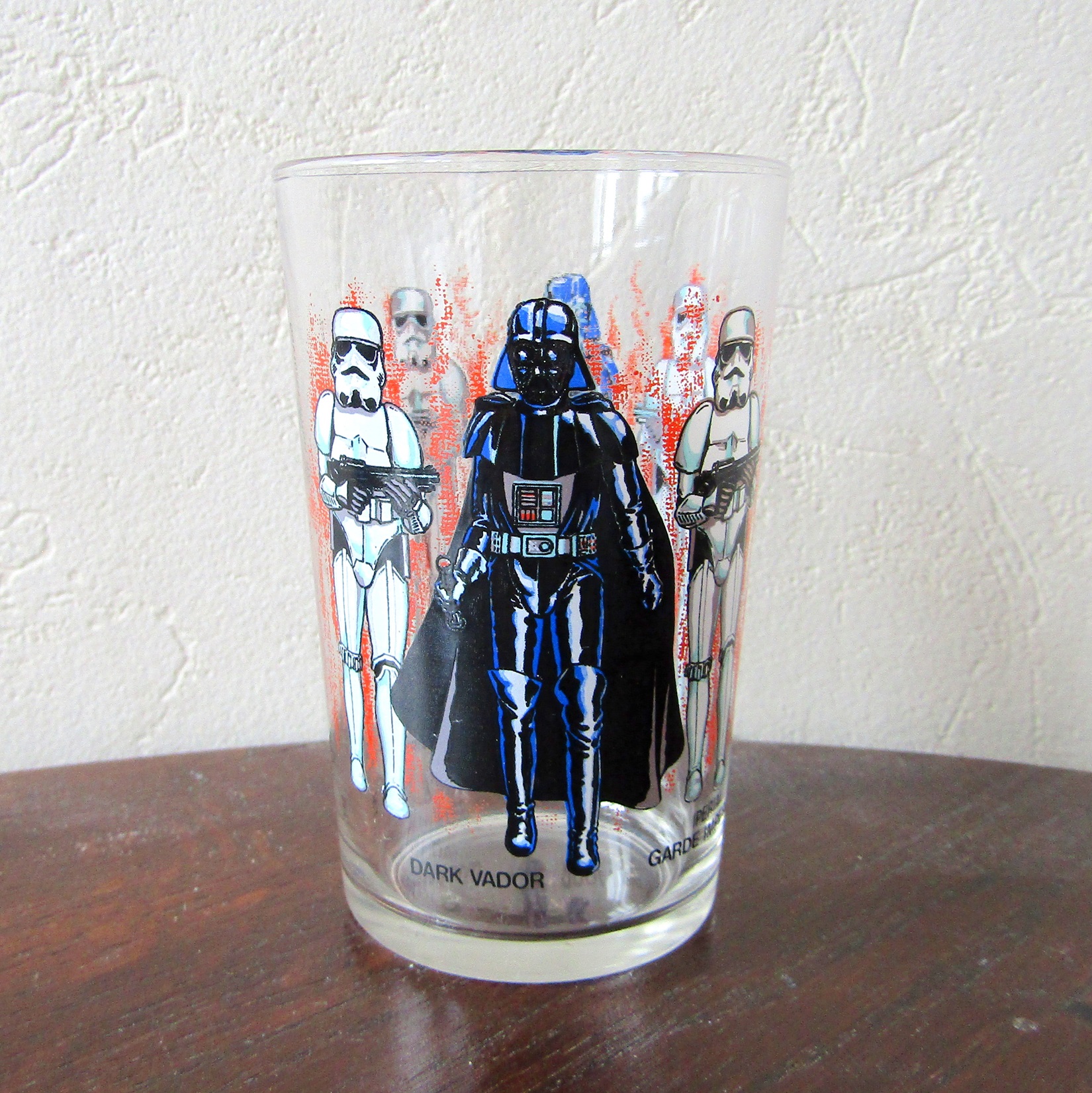 Verre à moutarde. Star Wars. Dark Vador et Garde impérial. Lucasfilm 1983