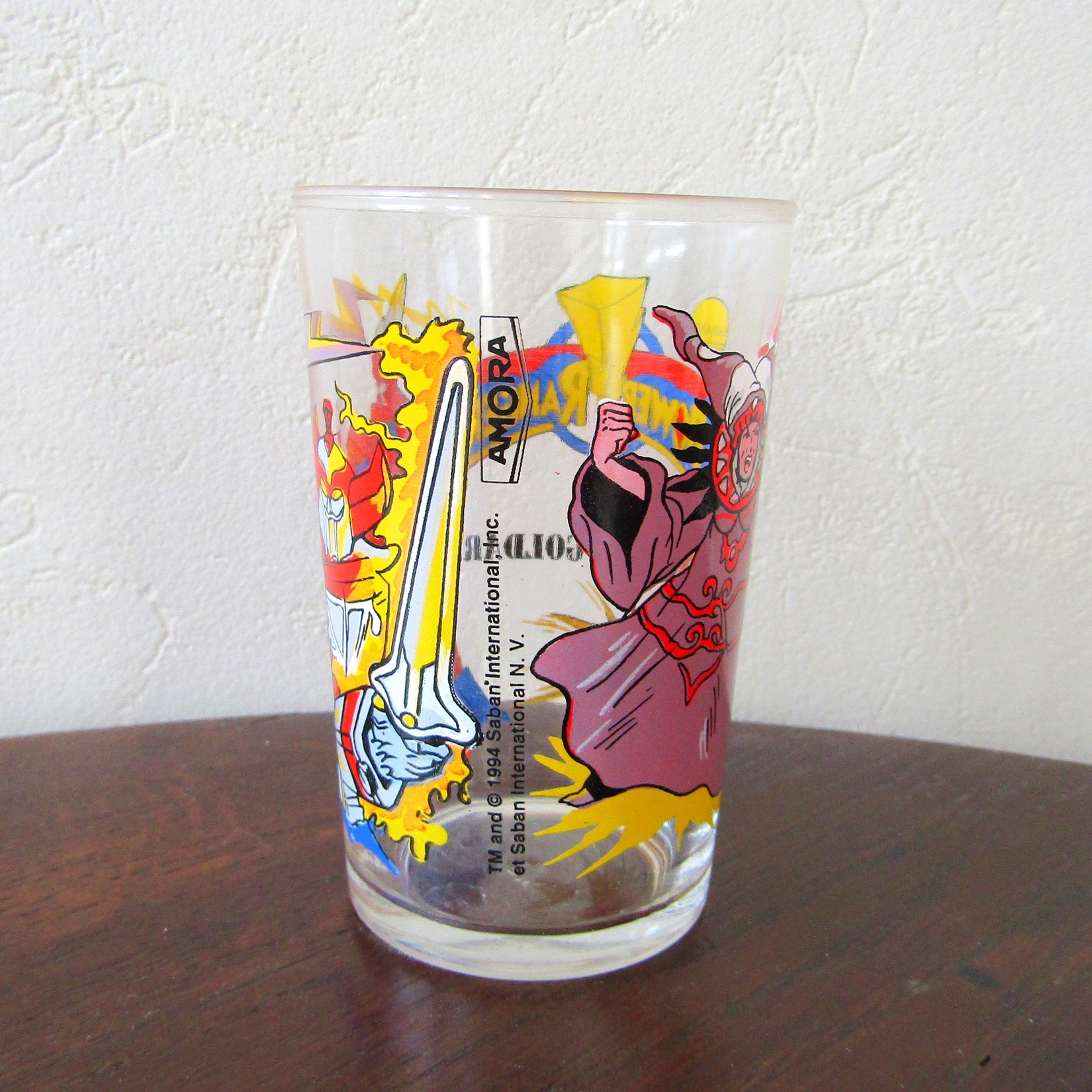 Verre à moutarde Amora. Power Rangers. Rita Goldar. Saban 1994