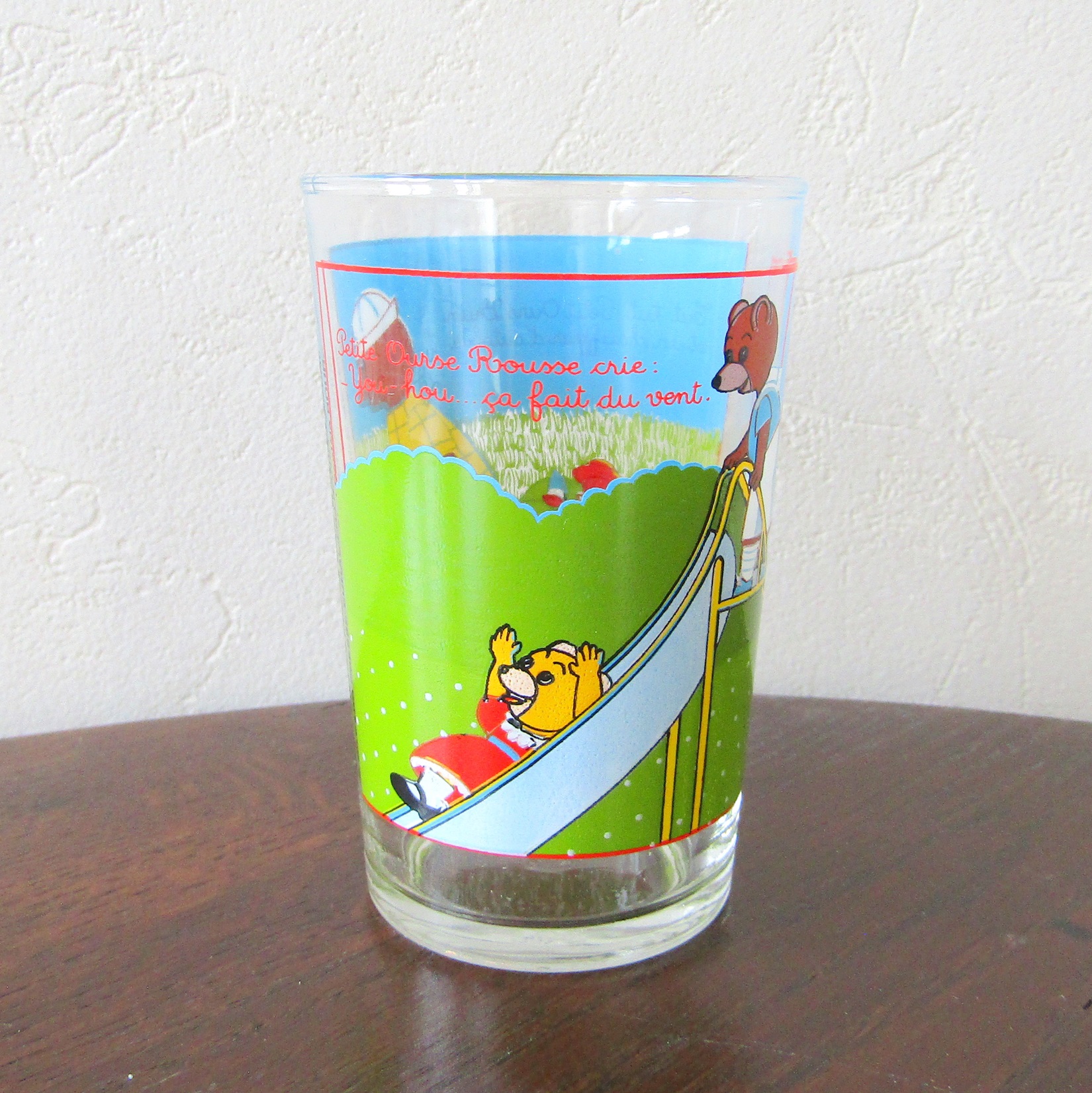 Verre à moutarde. Petit Ours. Pomme dApi Danièle Bour. Bayard 1988 (2)