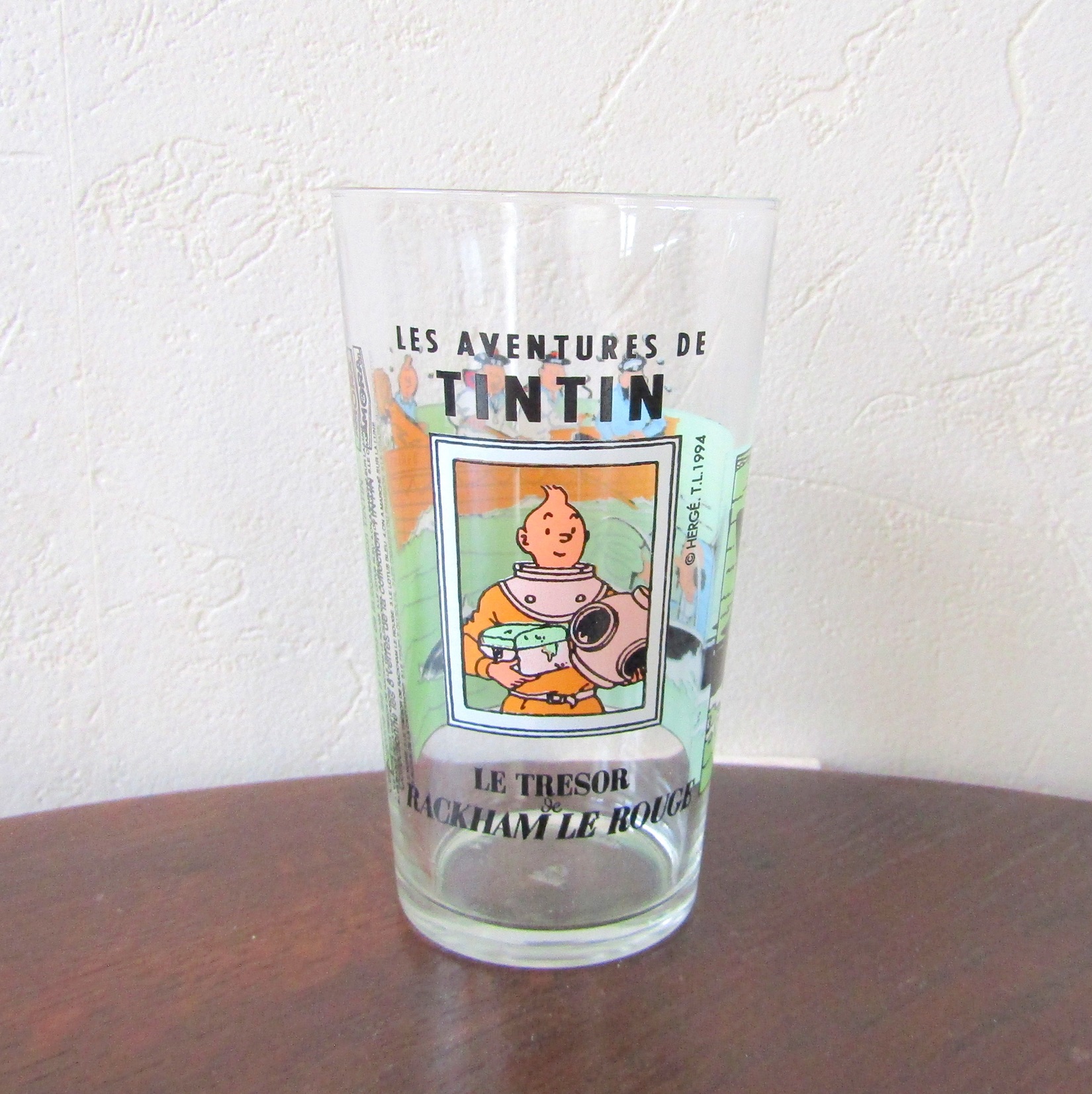 Verre à moutarde Amora. Tintin. Le Trésor de Rackham le Rouge 1994 Grande taille