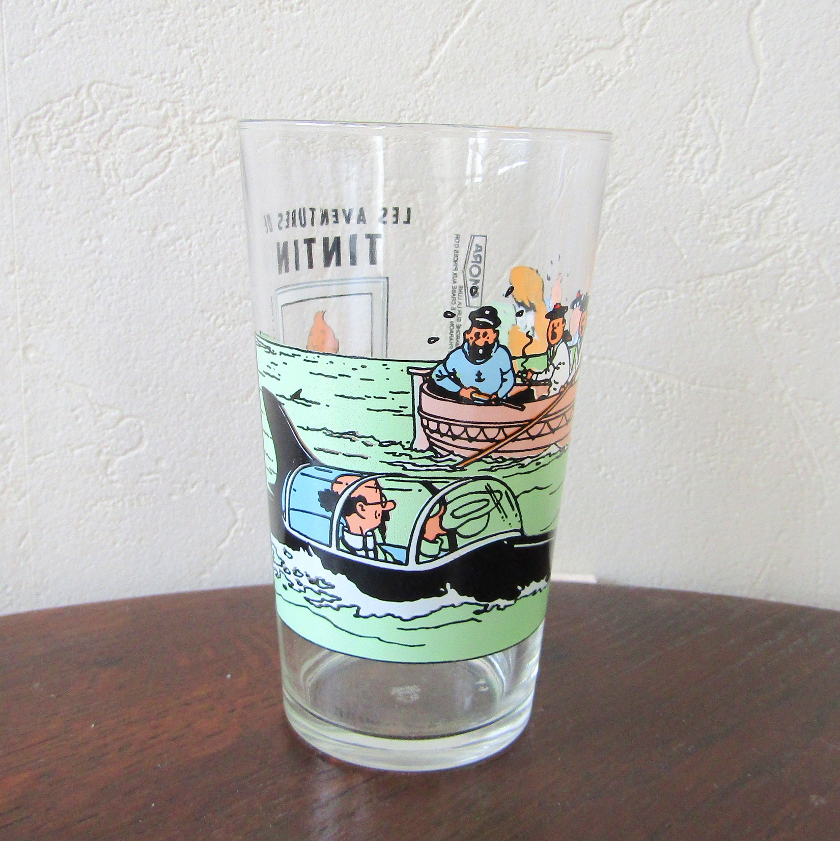 Verre à moutarde Amora. Tintin. Le Trésor de Rackham le Rouge 1994 Grande taille
