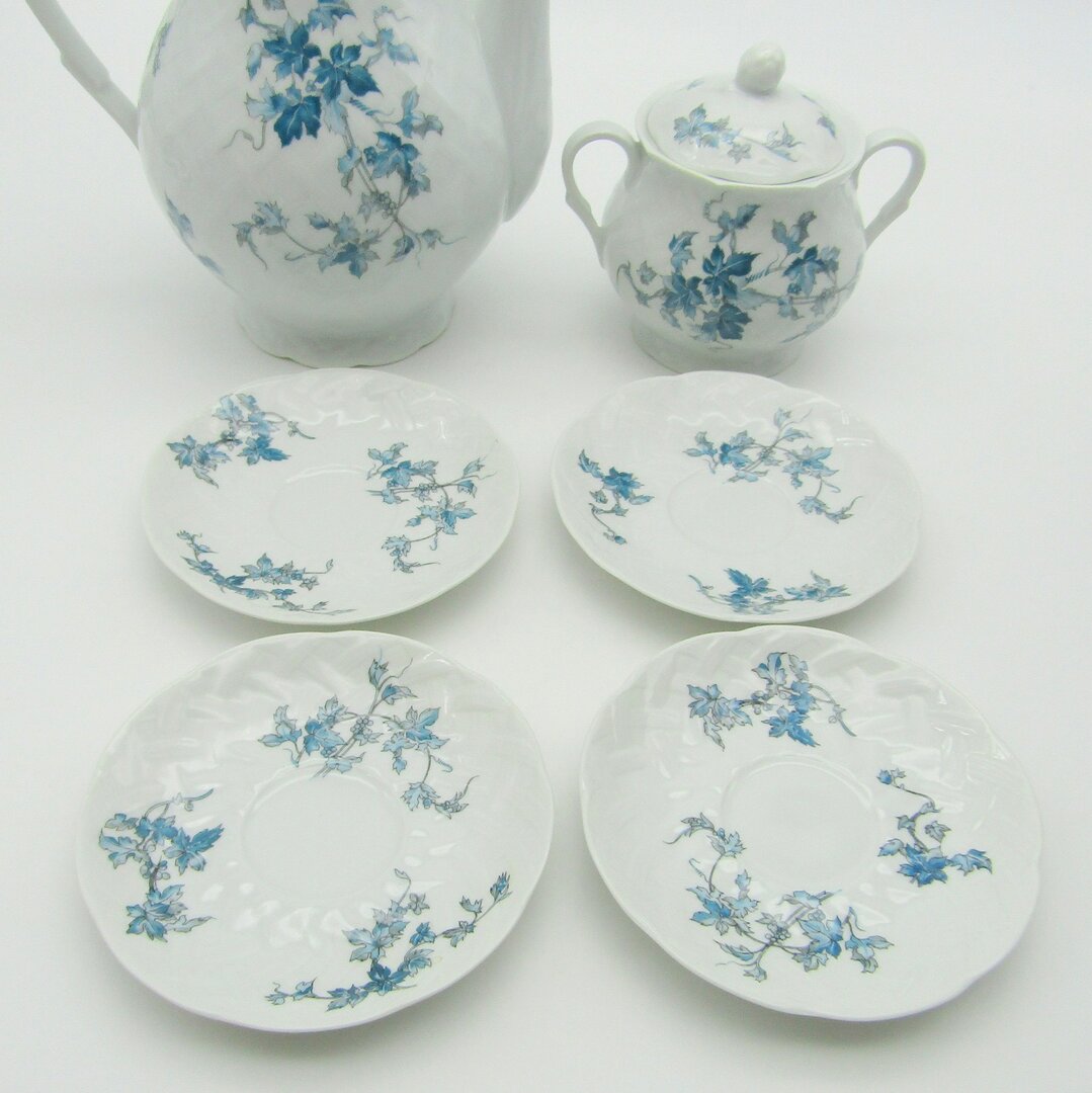 Service De Table En Porcelaine Porland Frilly - 18 Pièces, Blanc Et Doré - Pour 6 Personnes - Micro-ondes Et Lave-vaisselle