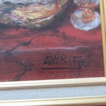 Christian SERRURIER (1947-). Huile sur toile Régalade de la mer, XXe siècle