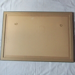 Chantal WOLKOFF. Composition sur papier représentant deux personnages ailés, XXe