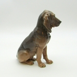Royal Copenhagen. Figure en porcelaine Bloodhound female Lauritz Jensen, XXe siècle