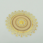 Paris. P. Déroche. Assiette en porcelaine à décor de motifs stylisés, début XIXe
