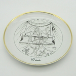 Bidasoa. Salvador Dali. Série de 7 assiettes en porcelaine Las 7 Artes