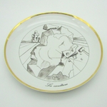 Bidasoa. Salvador Dali. Série de 7 assiettes en porcelaine Las 7 Artes