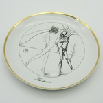 Bidasoa. Salvador Dali. Série de 7 assiettes en porcelaine Las 7 Artes