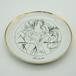 Bidasoa. Salvador Dali. Série de 7 assiettes en porcelaine Las 7 Artes