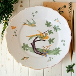 La Rochelle. Assiette en faïence à décor d'oiseaux dans paysage, XVIIIe [9]