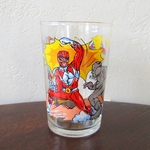 Verre à moutarde Amora. Power Rangers. Red Ranger Jason. Saban 1994
