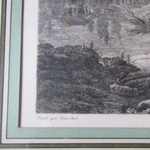 François Boucher (1703-1770) daprès. Paire destampes Le Nid et La Guirlande