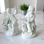Berlin. 4 figures en porcelaine blanche représentant les 4 saisons, fin XIXe siècle