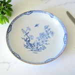 Chine. Coupe en porcelaine à décor en camaïeu bleu d'oiseaux perchés, XVIIIe
