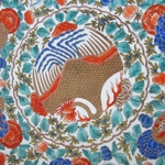 Japon. Arita. Plat en porcelaine à décor dun phœnix et de dragons, XIXe siècle