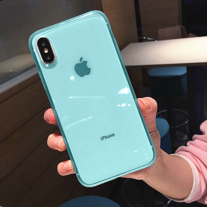 tui-pour-t-l-phone-cadre-Anti-choc-Transparent-color-de-luxe-pour-iPhone-X