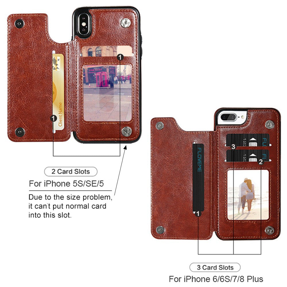 KISSCASE-Portefeuille-tuis-pour-iphone-6-6-S-7-8-Plus-X-Max-Coque-tui-Rabat