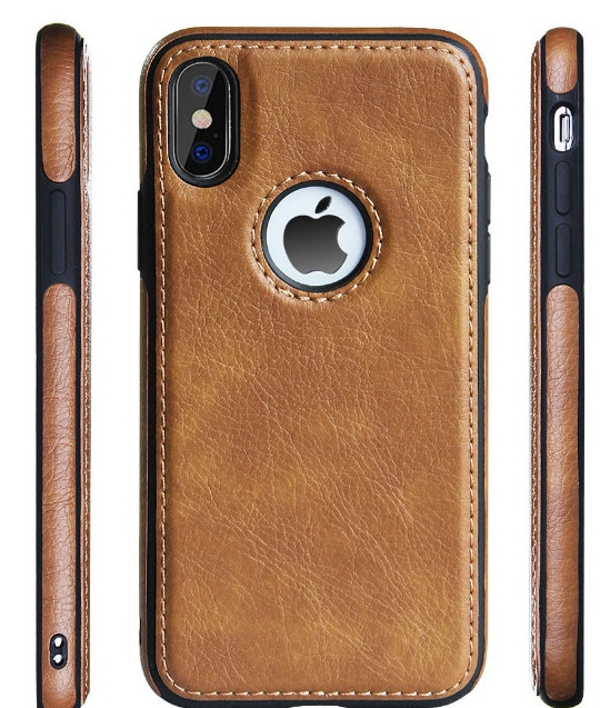 Mince-En-Cuir-PU-tui-pour-iphone-XS-Max-XR-Ultra-Mince-coques-de-t-l