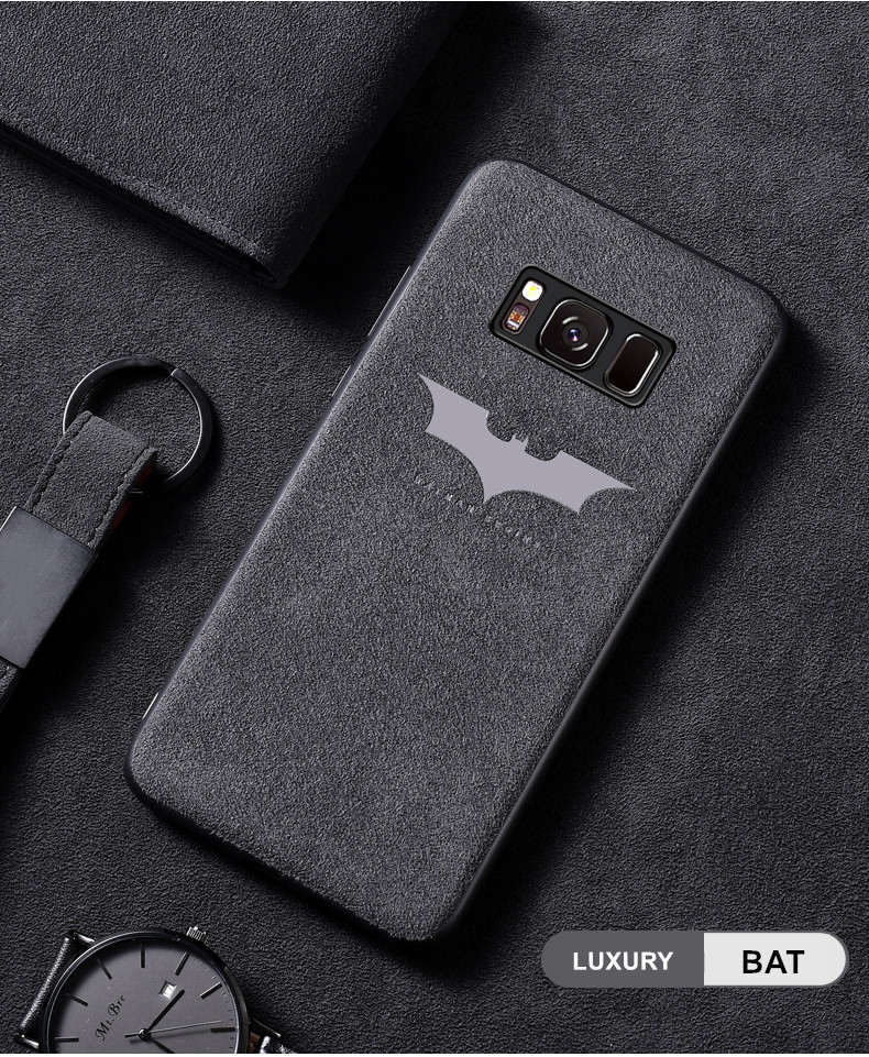 De-luxe-En-Daim-En-Cuir-Fourrure-Housse-tui-pour-samsung-Galaxy-S7-Bord-S8-S9