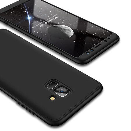 OLLVAN-360-housse-de-Protection-compl-te-pour-Samsung-Galaxy-A8-Plus-tui-en-plastique-dur