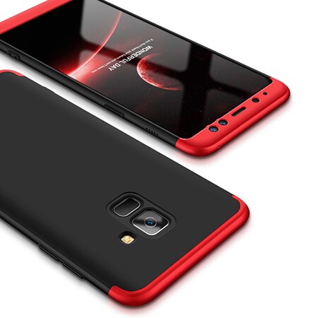 OLLVAN-360-housse-de-Protection-compl-te-pour-Samsung-Galaxy-A8-Plus-tui-en-plastique-dur