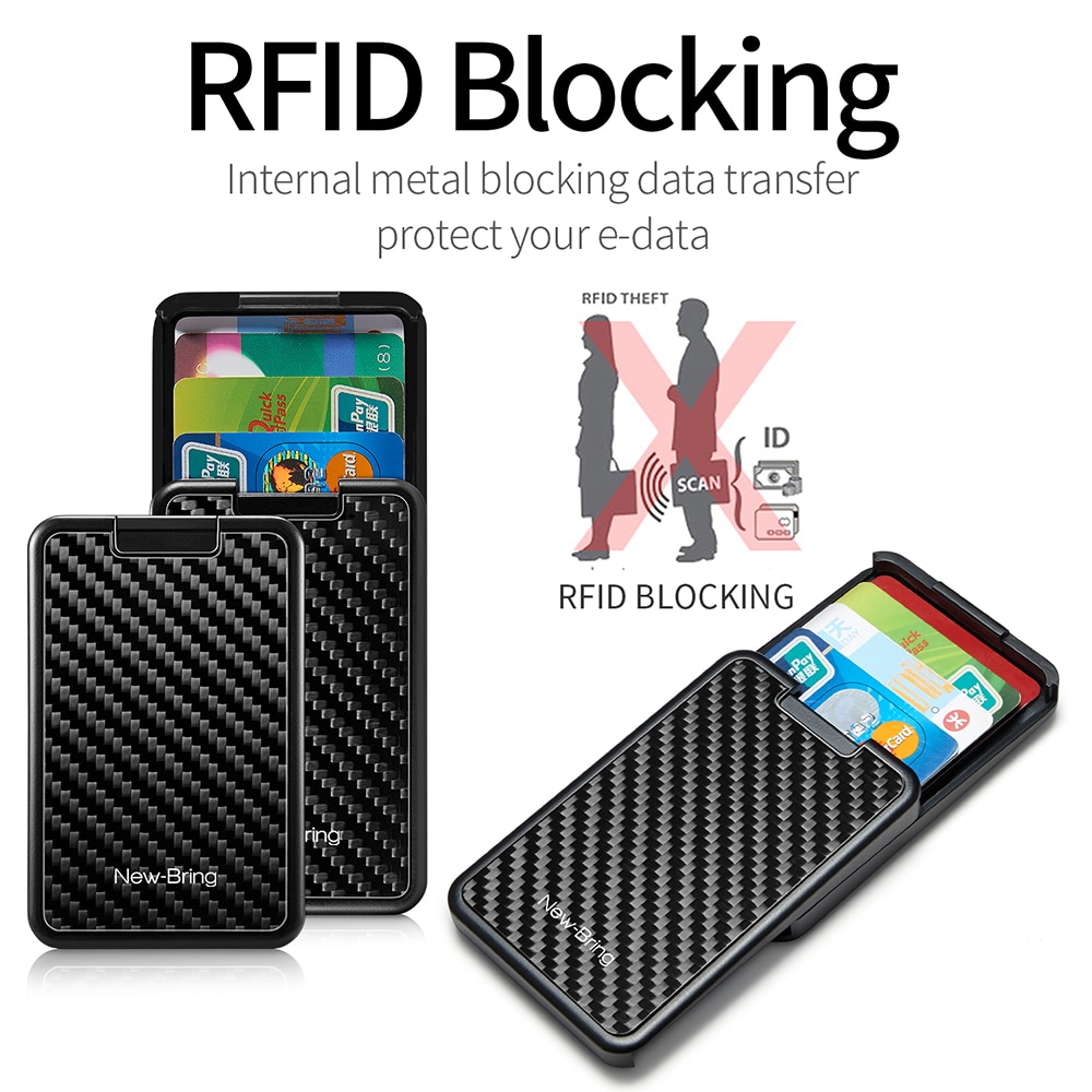 NewBring-porte-monnaie-RFID-bloquant-les-porte-carte-d-identit-de-cr-dit-en-Fiber-de