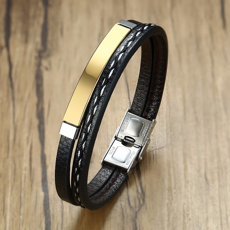 Bracelets-en-cuir-multicouche-Vnox-pour-hommes-femmes-personnalisable-gravure-Bracelets-de-Bar-en-acier-inoxydable