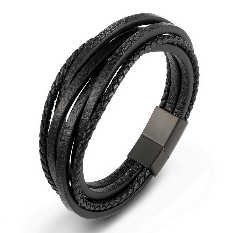 XQNI-2018-mode-cha-ne-en-acier-inoxydable-Bracelet-en-cuir-v-ritable-hommes-Vintage-m