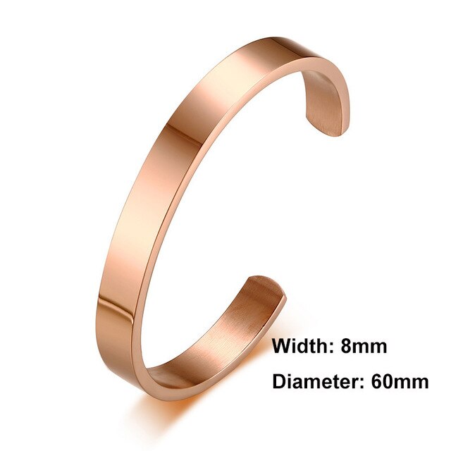 ZORCVENS-femmes-et-hommes-8mm-largeur-Surface-Bracelet-jonc-acier-inoxydable-Bracelet-hommes-argent-or-noir