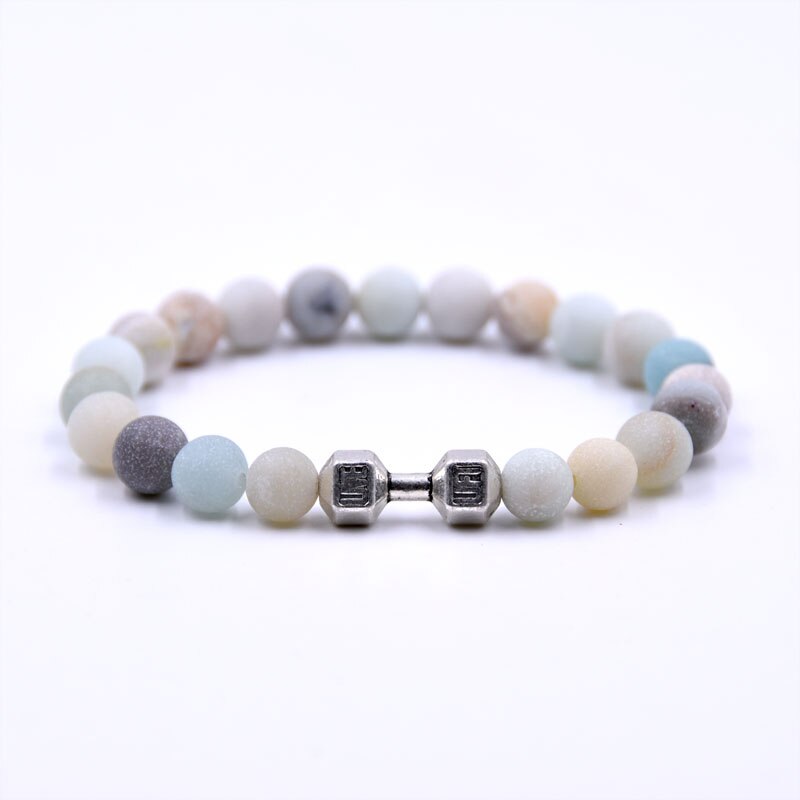 AMAZONITE BRACELET/BRACELET ZEN LITTLE GEEK BOUDDHA
